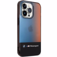 BMW pusiau trispalvis dėklas telefonui iPhone 14 Pro Max 6.7" - juodas