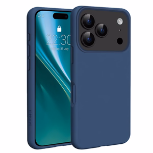 "Etteri" silikoninis "Mag" dėklas "iPhone 17 Pro Max" tamsiai mėlynas