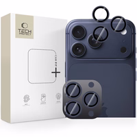 Tech-Protect Camring Fit+ kameros dangtelis, skirtas iPhone 14 Pro / Max / 15 Pro / Max / 16 Pro / Max / 17 Pro / Max – mėlynas