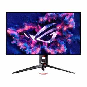 ASUS ROG Swift PG32UCDP kompiuterio monitorius 80 cm (31.5") 3840 x 2160 pikseliai 4K Ultra HD OLED Juoda