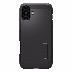Spigen Tough Armor Magnetinis dėklas su stovu iPhone 16 - juodas