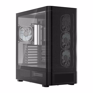 MODECOM Volcano AQ500 ARGB Midi juodas