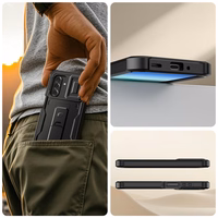 Tech-Protect Kevlar Cam+ dėklas Samsung Galaxy A17 4G / 5G juodas