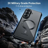 Tech-Protect MagFlex Case for Samsung Galaxy S26 - Transparent Black