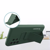 Wozinsky Kickstand Case silikoninis dėklas su stovu Xiaomi Redmi Note 11 Pro tamsiai mėlynas