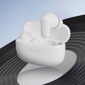 Blavec Bluetooth TWS Ausinės BW-08 Speak AI baltos