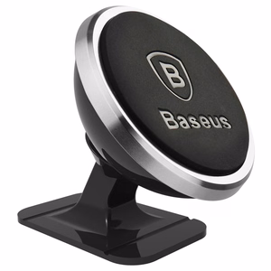 Baseus automobilinis laikiklis 360 magnetinis sidabrinis