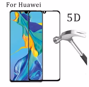 LCD apsauginis stikliukas "5D Full Glue" Huawei P40 lenktas juodas be įpakavimo