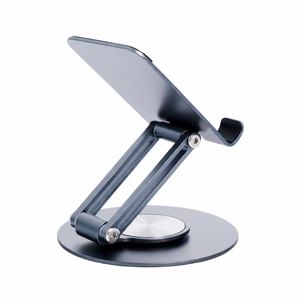 Desk holder for phone / tablet foldable Forcell F-Grip Fold Stand 3 360 gray