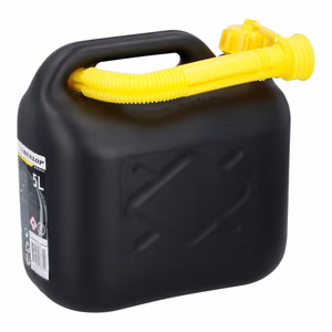 Dunlop fuel can with funnel, 5 L, black
