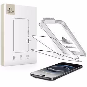 Tech-Protect Quick Set+ 2-jų rinkinys grūdintas stiklas iPhone 17 Air - juodas