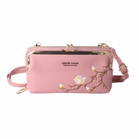 Megztas krepšys telefonui GCW16 tamsiai pilkas