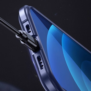 Joyroom Frigate Series patvarus kietas dėklas iPhone 12 Pro Max juodas (JR-BP772)