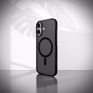 Puro Daylight Magnetinis suderinamas silikoninis dėklas telefonui iPhone 17 - permatomas juodas