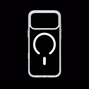 JUST MUST MAGSAFE CRYSTAL I dėklas iPhone 17 Pro Max skaidrus