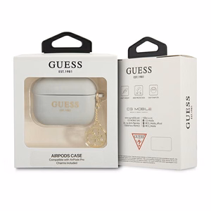 Guess GUAPLSC4EG AirPods Pro чехол серый/серый Silicone Charm 4G Collection