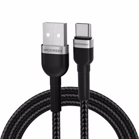Wozinsky WNBAC2 USB-A / USB-C kabelis 2.4A 2m - juodas
