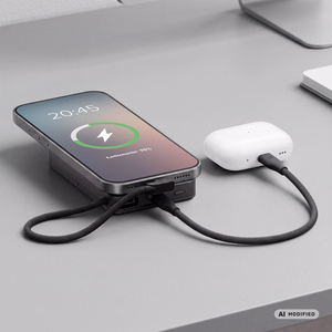 Kruger&Matz išorinė baterija, 10000 mAh, Li-Polymer, QC ir PD, CCC sertifikatas Azijos šalims