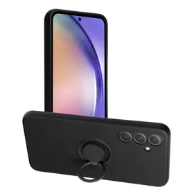 SILIKONINIS ŽIEDAS dėklas telefonui SAMSUNG A54 5G juodas
