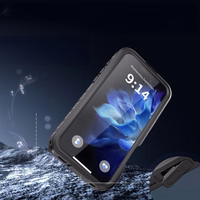 Vandeniui atsparus dėklas SHELLBOX GT, suderinamas su MagSafe, skirtas IPHONE 16 Pro Max, juodas