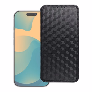 Atverčiamas dėklas Xiaomi Redmi A7 PRO Cubic Book, juodas