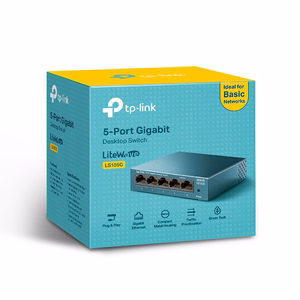 TP-Link 5 prievadų 10/100/1000Mbps stalinis tinklo komutatorius