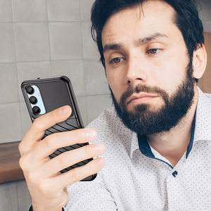 Thunder dėklas Samsung Galaxy A26 silikoninis šarvuotas - juodas