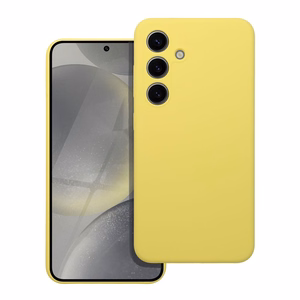 Silikoninis dėklas telefonui 2mm SAMSUNG A06 4G citrinų