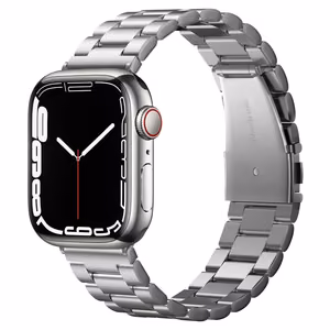 Spigen Moderni Fit apyrankė Apple Watch 4/5/6/7/8/9/SE/Ultra (42/44/45/49 mm) - sidabrinė