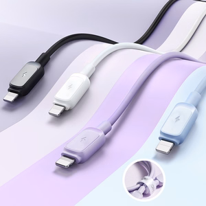 USB kabelis Joyroom (S-A14) lightning (2.4A) 2m juodas