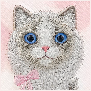 Nimmy Big Eyed Pet 2.0 Katės dėklas telefonui iPhone 17 - rožinė