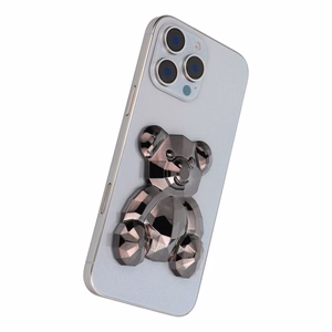 Lipnus telefono stovas BEAR - juodas