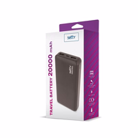 "Setty" maitinimo bankas 20000 mAh SPB-20 juodas