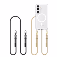 Tech-Protect FlexAir Chain MagSafe dėklas telefonui Samsung Galaxy S25 - juodas smėlinis