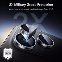 ESR Armorite kameros apsauga iPhone 14 Pro / Pro Max / 15 Pro / Pro Max / 16 Pro / Pro Max / 17 Pro / Pro Max - skaidrus