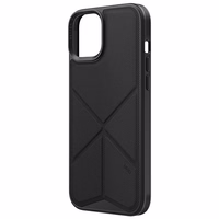 UNIQ dėklas Transforma iPhone 14 / 15 / 13 6,1" Magclick Charging juodas/ebony juodas