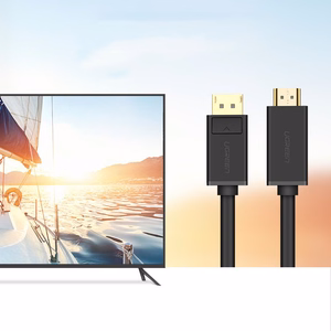 Ugreen vienkryptis DisplayPort į HDMI laidas 4K 30Hz 32 AWG 1.5m juodas (DP101 10239)