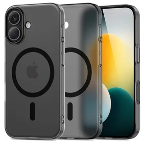 Tech-Protect MagSlim Magnetinis dėklas telefonui iPhone 17 - matinė juoda