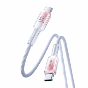 USB-C - USB-C kabelis Joyroom S-A42 60W 1.2m baltas