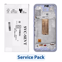 ServicePack LCD ekranas SAMSUNG A54 5G A546B violetinis GH82-31231D