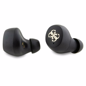 TWS Guess 4G Metal Bluetooth ausinės su ENC įkrovimo stotimi - mėlynos