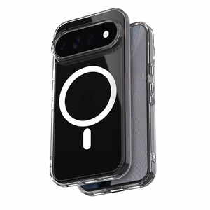 Crong Hybrid Clear Magnetic MagSafe dėklas, skirtas Google Pixel 11 Pro XL, skaidrus