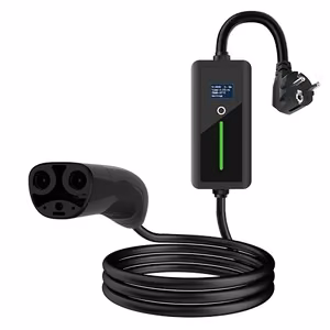Зарядное устройство для TESLA NACS - Schuko (220В), 8-16А, 3.5кВт, 1-фазное, 5м