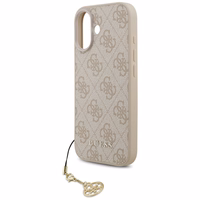Guess 4G Charms Collection Magnetinis dėklas telefonui iPhone 17 - rožinė