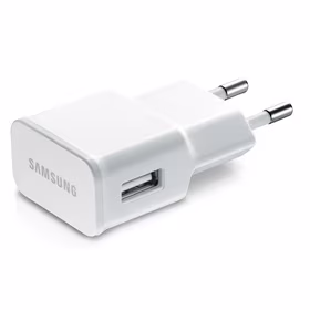 Samsung EP-TA50EWE 8W USB-A sieninis įkroviklis (OOB Bulk - pakaitinė pakuotė) - baltas