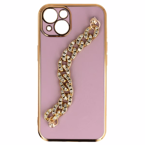 Trend dėklas Iphone 13 dizainas 4 rožinis