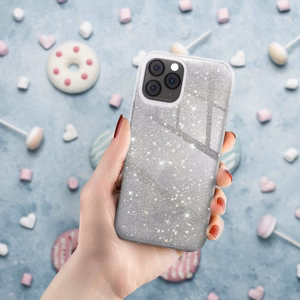 Dėklas Samsung A27 5G Shining sidabrinis