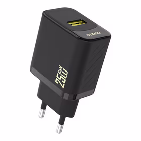 Dudao A27S 25W GaN USB-A įkroviklis - juodas