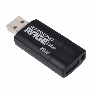 USB atmintinė PATRIOT Rage Lite 512GB 120 MB/S USB 3.2 išskleidžiama juoda (PEF512GRLB32U)