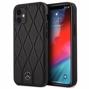 Mercedes Wave Line dėklas iPhone 12 mini - juodas